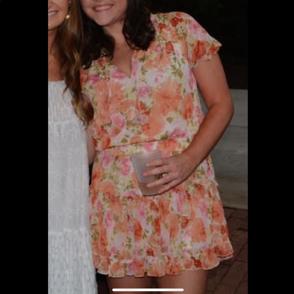 Floral mini dress